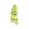 BLAKLADER 3023 High Vis Waistcoat Hi-Vis Yellow (Women) in Polyester (Extended back; Wide reflectives) – alternate side view; Application Safety, Holster Pockets false
