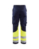 BLAKLADER Cotton Navy Blue Trousers for Electricians that have Kneepad Pockets  available in Australia and New Zealand