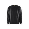BLAKLADER 3074 Flame Resistant Fleece Sweater Black (Men) in Inherent Flame-Resistant Fleece – product display image; Holster Pockets false, Features Inherent flame resistant; Antistatic quality; Soft, brushed inner