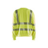 BLAKLADER 3087 Flame Resistant Fleece Sweater Hi-Vis Yellow (Men) in Inherent Flame-Resistant Fleece – front view; Holster Pockets false, Features Inherent flame resistant; Antistatic quality; Soft, brushed inner