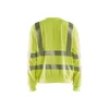 BLAKLADER 3087 Flame Resistant Fleece Sweater Hi-Vis Yellow (Men) in Inherent Flame-Resistant Fleece – front view; Holster Pockets false, Features Inherent flame resistant; Antistatic quality; Soft, brushed inner