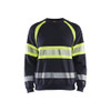 BLAKLADER Pullover  3459  with  for BLAKLADER Pullover  | 3459  Navy Blue / High Vis Yellow Anti-Flame Pullover in Anti-Static Multinorm that have Anti-Flame  available in Australia and New Zealand