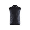 BLAKLADER 3863 Insulator Waistcoat Black / Dark Grey (Men) in Water Repellent Polyamide (Heat insulated lining; Stretch panels; Water repellent) – product display image; Holster Pockets false, Stretch true