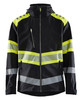 BLAKLADER Jacket  4494  with  for BLAKLADER Jacket  | 4494 Mens Black / High Vis Yellow Full Zip Jacket in Reflective Tape Softshell that have Full Zip  available in Australia and New Zealand