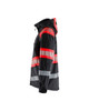This Black Blaklader Workwear jacket is crafted from durable Softshell, perfect for outdoor work conditions Windproof and Waterproof.