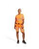 Water repellent Work Shorts for woman in hi vis orange for summer outdoor work Water repellent Work Shorts for woman in hi vis orange for summer outdoor work