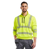 BLAKLADER Pullover  3564  with  for BLAKLADER Pullover  | 3564  High Vis Yellow 1/4 Zip Pullover in Reflective Tape Polyester that have 1/4 Zip  available in Australia and New Zealand