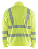 BLAKLADER Polyester High Vis Yellow  Pullover  for Electricians that have 1/4 Zip Reflective Tape  available in Australia and New Zealand