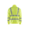 BLAKLADER 3564 High Vis Fleece Sweater Hi-Vis Yellow (Men) in Pique Fleece – front view; Application Craftsman, Holster Pockets false, Features Soft, brushed inner; Wide reflectors