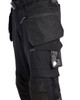 BLAKLADER Shorts 1521 with Kneepad Pockets  for BLAKLADER Shorts | 1521 Mens Craftsman Black Shorts with Kneepad Pockets Holster Pockets 4-Way Stretch that have Configuration available in Carpentry