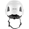 White Safety Helmet is a modern, lightweight, and comfortable safety helmet designed for both ground-level and height work White Safety Helmet is a modern, lightweight, and comfortable safety helmet designed for both ground-level and height work