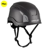 Grey Safety helmet with ventilation