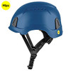 Blue Safety helmet with ventilation