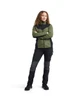 The BLAKLADER 5943 Women's Green and Black Sweater Jacket is a stylish and functional knitted jacket designed for comfort and durability.