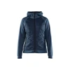 BLAKLADER 3464 Craftsman Fleece Sweater Numb Blue / Dark Navy (Women) in Polyester Fleece – product display image; Holster Pockets false, Features Soft, brushed inner