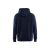 BLAKLADER 3396 Craftsman Hoodie Navy Blue (Men) in Brushed PolyCotton Terry 360 gsm – front view; Holster Pockets false, Features Soft, brushed inner; Kangaroo pocket