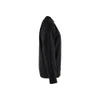 BLAKLADER 3364 Craftsman Sweater Black (Men) in Brushed PolyCotton Terry 360 gsm – side view; Holster Pockets false, Features Soft, brushed inner