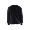 BLAKLADER 3364 Craftsman Sweater Black (Men) in Brushed PolyCotton Terry 360 gsm – front view; Holster Pockets false, Features Soft, brushed inner