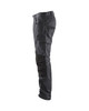 BLAKLADER Rip-Stop with Stretch Dark Grey Trousers for Electricians that have Kneepad Pockets  available in Australia and New Zealand