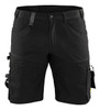BLAKLADER 1798 Mens Craftsman Black Shorts with Durable Poly/Cotton Blend that  are suitable for Carpentry work