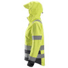 SNICKERS Jackets | Womens 1347 Hi Vis Yellow/Steel Grey Waterproof Shell Jackets with Reflective Tape