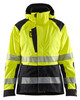 The Windproof Blaklader jacket model 4436 in High Vis Yellow with Black details is essential for your work wardrobe.