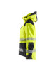 The Blaklader 4436 jacket in High Vis Yellow with Black details is a stylish choice for work and leisure.