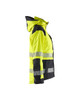 The Womens Shell Blaklader jacket in High Vis Yellow is perfect for layering over your work attire.