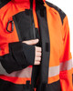 Upgrade your workwear with the High Vis Red Blaklader Workwear jacket, ideal for all seasons with Windproof and Waterproof.