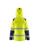 The Womens Winter Blaklader jacket in High Vis Yellow is perfect for layering over your work attire.