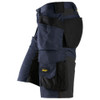 SNICKERS Cotton with Stretch Navy Blue Shorts for Electricians that have Holster Pockets  available in Australia and New Zealand