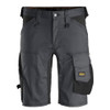 SNICKERS Shorts 6143 with  for SNICKERS Shorts | 6143 Mens Allround Work Mid Grey Shorts with Cotton with Stretch that have Configuration available in Electrical