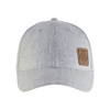 BLAKLADER 2053 UV Protection Cap Grey Melange in Wool Twill – product display image; Gender Unisex, Holster Pockets false