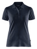 Discover the BLAKLADER 3307 Women's Dark Navy Blue Classic Polo Shirt, crafted from soft 100% cotton pique knit.