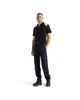 BLAKLADER Polo Shirt 3324 Black / Yellow  Polo Shirt in Cotton for uniform and company branding, available in Australia and New Zealand