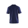 BLAKLADER 3326 UV Protection Polo Shirt Navy Blue (Men) in UV-Protective Wicking Polyester Pique – front view; Holster Pockets false, Features Moisture wicking; UV protected