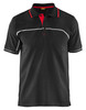 Upgrade your workwear with the BLAKLADER 3389 Men's Black / Red Polo Shirt.