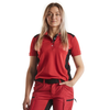 BLAKLADER Durable Poly/Cotton Blend Red  Polo Shirt  for Cabinet Makers that have  available in Australia and New Zealand