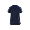 BLAKLADER 3390 Short Sleeve Polo Shirt Navy Blue (Women) in PolyCotton Pique Knit 220 gsm – front view; Holster Pockets false