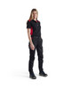 Buy online in Australia and New Zealand a Womens Black and Red Polo Shirt  for Cabinet Makers that are comfortable and durable.