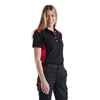 Buy online in Australia and New Zealand a Womens Black and Red Polo Shirt  for Cabinet Makers that are comfortable and durable.