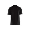 BLAKLADER 3435 Short Sleeve Polo Shirt Black (Men) in Cotton Pique Knit 220 gsm – front view; Holster Pockets false, Features 100% cotton