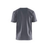 BLAKLADER 3300 Short Sleeve T-Shirt Grey (Men) in Cotton Single Jersey 180 gsm – front view; Holster Pockets false, Features 100% cotton