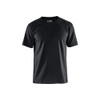 BLAKLADER 3300 Short Sleeve T-Shirt Black (Men) in Cotton Single Jersey 180 gsm – product display image; Holster Pockets false, Features 100% cotton