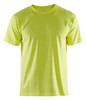 BLAKLADER Cotton High Vis Yellow  T-Shirt  for Carpenters that have  available in Australia and New Zealand