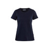 BLAKLADER 3334 Short Sleeve T-Shirt Navy Blue (Women) in Cotton Single Jersey 150 gsm – product display image; Holster Pockets false, Features 100% cotton
