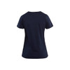 BLAKLADER 3334 Short Sleeve T-Shirt Navy Blue (Women) in Lightweight Cotton Single Jersey – front view; Holster Pockets false, Features 100% cotton