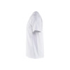BLAKLADER 3360 Short Sleeve T-Shirt White (Men) in Cotton Elastane – alternate side view; Holster Pockets false, Features Body-hugging fit; Stretchy