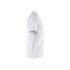 BLAKLADER 3360 Short Sleeve T-Shirt White (Men) in Cotton Elastane – side view; Holster Pockets false, Features Body-hugging fit; Stretchy
