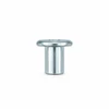 RAMPA RFL Cap Nut 8mm M6 12mm Steel Silver Zinc – side view; 8 diameter, Hex 5 mm, Head Type Flat Head, Application Furniture joints and visible connections